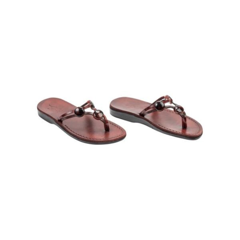 Women's Jerusalem Handmade Sandals Natural Israel Genuine Leather 5-11 sizes 